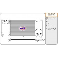 122.058/A AHE Радіатор охолодження двигуна