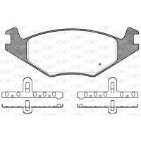BPA0171.20 OPEN PARTS Комплект гальмівних колодок дисковий гальм