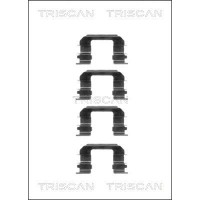 8105 241604 TRISCAN Комплектуючі колодки дискового гальма