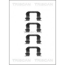 8105 241604 TRISCAN Комплектуючі колодки дискового гальма