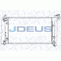 028M57 JDEUS Радіатор охолодження двигуна
