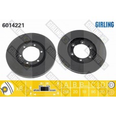 6014221 GIRLING Гальмівний диск