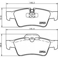 MDB2726 MINTEX Комплект гальмівних колодок дисковий гальм