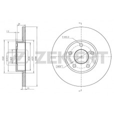 BS-5078 ZEKKERT Гальмівний диск