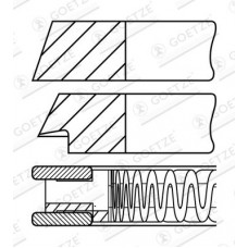 WG1096189 WILMINK GROUP Комплект поршневих кілець