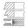 WG1096189 WILMINK GROUP Комплект поршневих кілець
