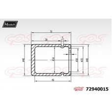 72940015 MAXTECH Поршень корпус скоби гальма