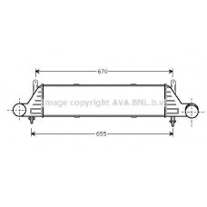 MSA4260 AVA QUALITY COOLING Интеркулер