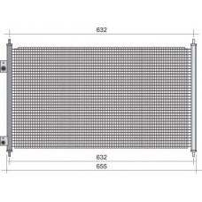350203386000 MAGNETI MARELLI Конденсатор кондиціонера