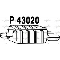 P43020 FENNO Глушник вихлопних газів кінцевий