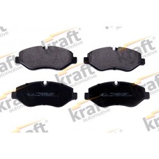 6001400 KRAFT AUTOMOTIVE Комплект гальмівних колодок дисковий гальм