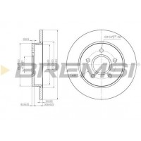 CD7226S BREMSI Гальмівний диск