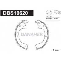 DBS10620 DANAHER Комплект гальмівних колодок