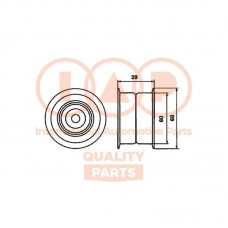 127-12053 IAP QUALITY PARTS Натяжний ролик ремінь ГРМ