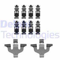 LX0724 DELPHI Комплектуючі колодки дискового гальма