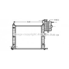 MS2213 AVA QUALITY COOLING Радіатор охолодження двигуна