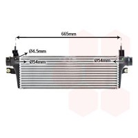 54014700 VAN WEZEL Интеркулер