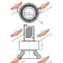 03.80820 AUTOKIT Паразитный / Ведущий ролик, Зубчастий ремінь