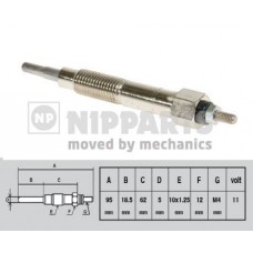 J5711016 NIPPARTS Свічка розжарювання