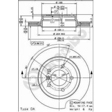 09.7720.11 BREMBO Гальмівний диск