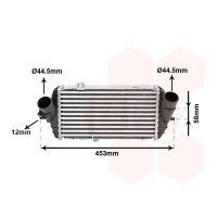 82014711 VAN WEZEL Интеркулер