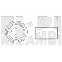 A00384 AUTOTEAM Натяжний ролик ремінь ГРМ