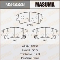 MS-5526 MASUMA Комплект гальмівних колодок