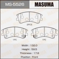 MS-5526 MASUMA Комплект гальмівних колодок