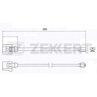 BS-8022 ZEKKERT Сигналізатор зносу гальмівних колодок