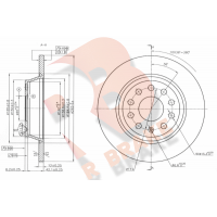 78RBD25619 R BRAKE Гальмівний диск