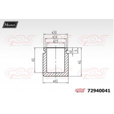 72940041 MAXTECH Поршень корпус скоби гальма