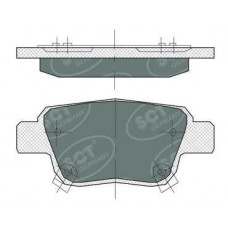 SP 369 PR SCT - MANNOL Комплект гальмівних колодок дисковий гальм