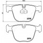 PP-0109AF JAPANPARTS Комплект гальмівних колодок дисковий гальм