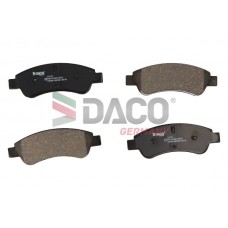 323741 DACO Germany Комплект гальмівних колодок дисковий гальм