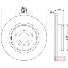 DP-0114C JAPANPARTS Гальмівний диск