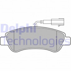 LP3153 DELPHI Комплект гальмівних колодок дисковий гальм