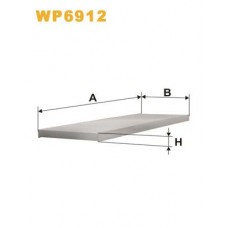 WP6912 WIX FILTERS Фільтр повітря у внутрішньому просторі