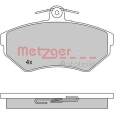 1170061 METZGER Комплект гальмівних колодок дисковий гальм