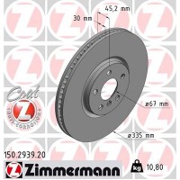 150.2939.20 ZIMMERMANN Гальмівний диск