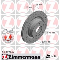 150.3498.52 ZIMMERMANN Гальмівний диск