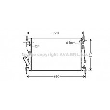 FDA2408 AVA QUALITY COOLING Радіатор охолодження двигуна