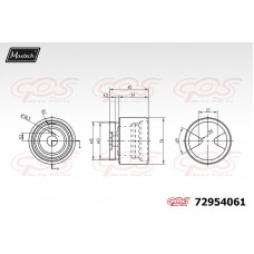 72954061 MAXTECH Поршень корпус скоби гальма