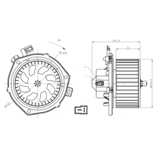 WG2160414 WILMINK GROUP Вентилятор салону