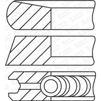 08-435200-00 GOETZE ENGINE Комплект поршневих кілець