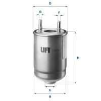24.187.00 UFI Паливний фільтр