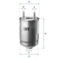 24.187.00 UFI Паливний фільтр