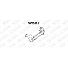 VW80611 VENEPORTE Глушник вихлопних газів кінцевий