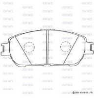 A1N106 ADVICS Комплект гальмівних колодок дисковий гальм
