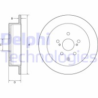 BG4919C DELPHI Гальмівний диск