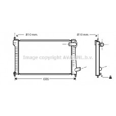 CN2182 AVA QUALITY COOLING Радіатор охолодження двигуна
